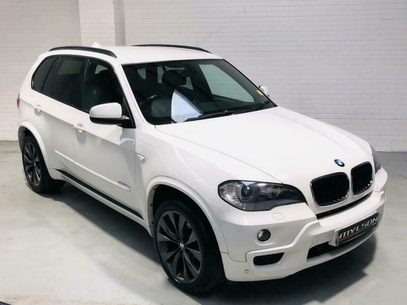 BMW X5 M Sport 7 Seater XDrive 30d 3.0d Auto E70 White Diesel 4x4 4WD