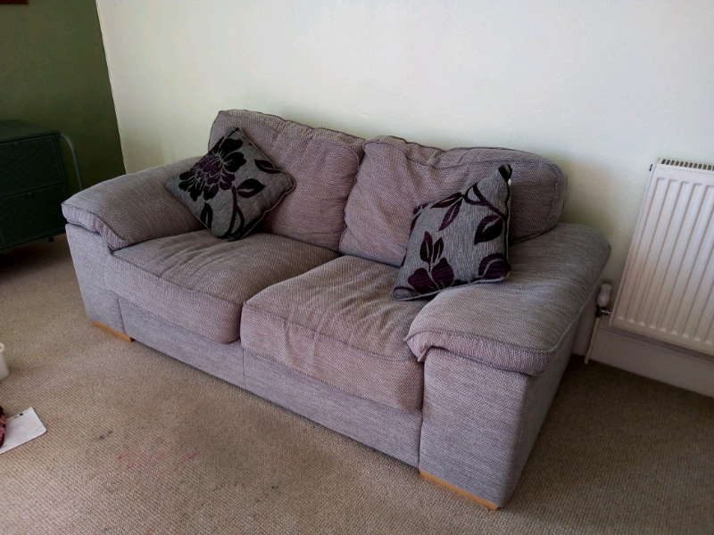 Comfy grey sofa with cushiond in Dawlish, Devon Gumtree