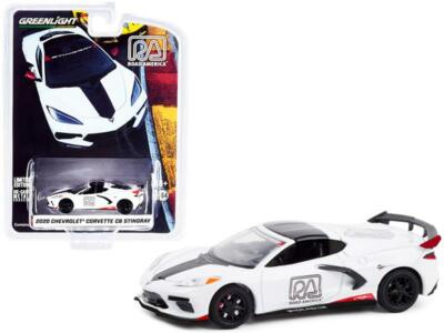 2020 Chevrolet Corvette C8 Stingray White 1:64 Diecast Model - Greenlight 30254
