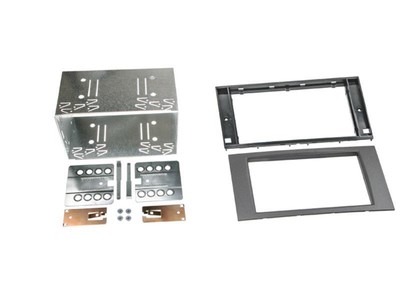 For Ford S-MAX WA6 Car Radio Trim Installation Frame Double-DIN 2-DIN Anthracite