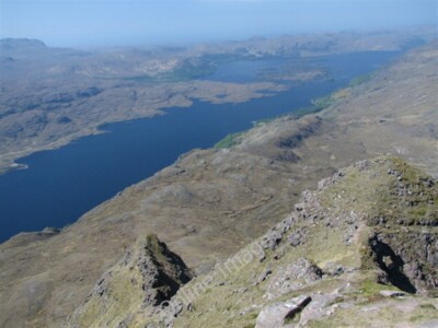 Photo 6x4 Loch Maree from Slioch Letterewe The bird's eye view from  c2008