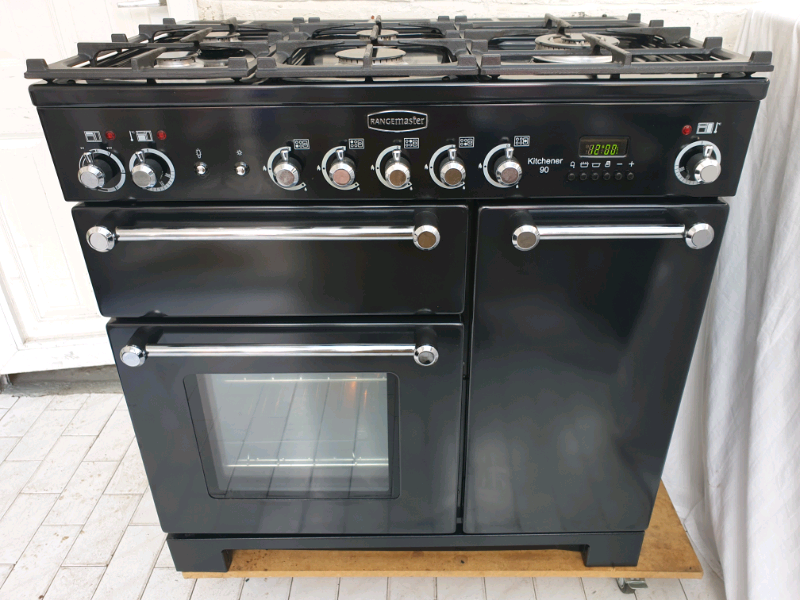 Rangemaster Kitchener Dual Fuel Range Cooker With Fsd 90cm