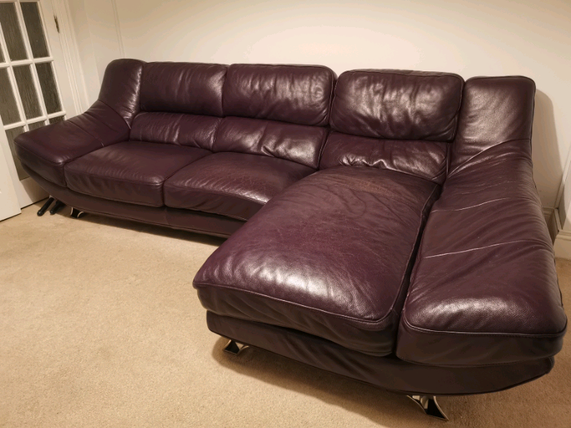 Furniture village Dali 3 seater corner sofa / chaise in Warsash