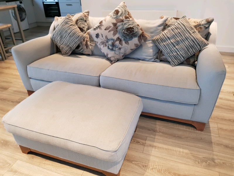 3 seater sofa & footstool Harvey Norman | in Belfast City Centre