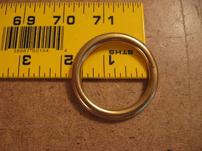 1 1/2'' Solid Brass O Rings SCA (Pack Of 5)