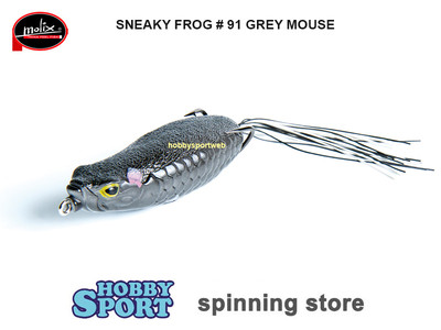 SNEAKY FROG MOLIX 90 COLORE 91 GRAY MOUSE SPINNING BLACK BASS