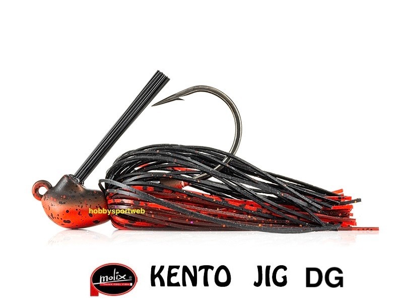 MOLIX KENTO DG JIG 3/8 OZ COL 673 RUSTY CRAW 10 GR SPINNING BLACK BASS