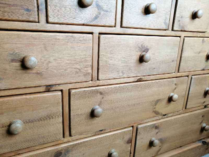 Merchant Chest Dresser Drawer Unit Solid Wood In Four Winds