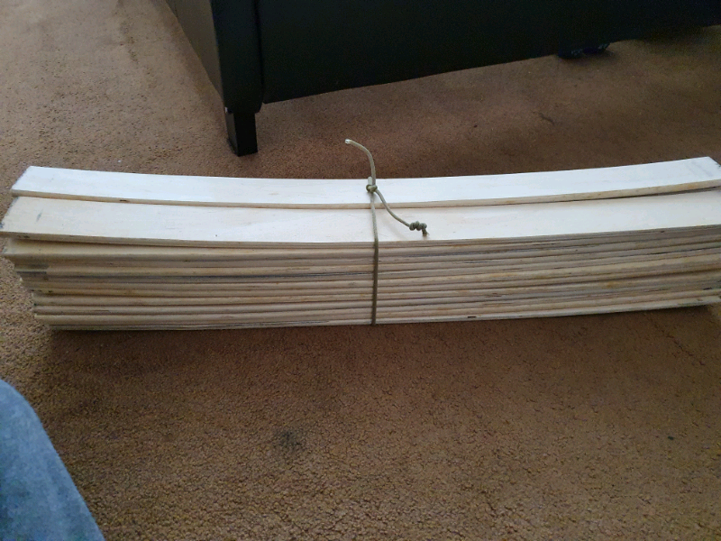 24 king size bed slats. 77cm long 5.5 wide in Clermiston, Edinburgh