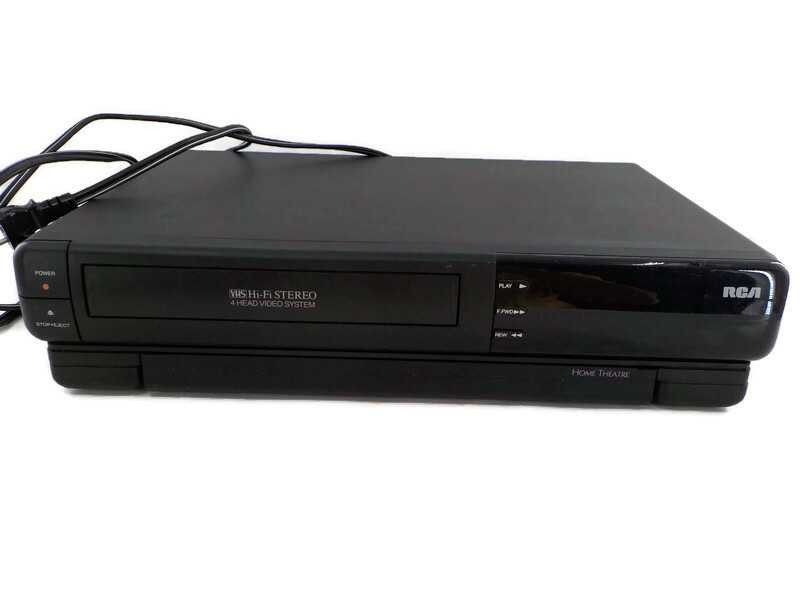 RCA Home Theatre VCR VHS 4 Head HiFi Stereo No Sound Only Shows Black