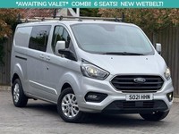 2021 Ford Transit Custom 2.0 EcoBlue 130ps Low Roof D/Cab Limited Van PANEL VAN 