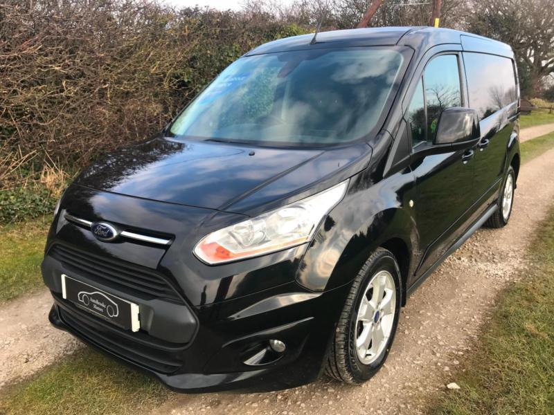 2014 64 FORD TRANSIT CONNECT VAN LWB 240 L2 LIMITED BLACK 3 SEATS NO
