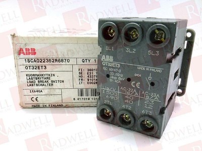 ASEA BROWN BOVERI OT32ET3 / OT32ET3 (USED)