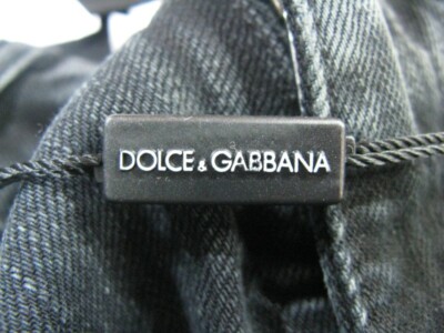 Pre-owned Dolce & Gabbana D&g Dolce&gabbana Jeans Man Blacks G46kldg8d94 S9001 Sz.46 Make Offer