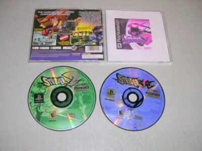 STRIDER 2 & 1 (Playstation 1 PS1 PSX) Game Discs & Case, No Manual