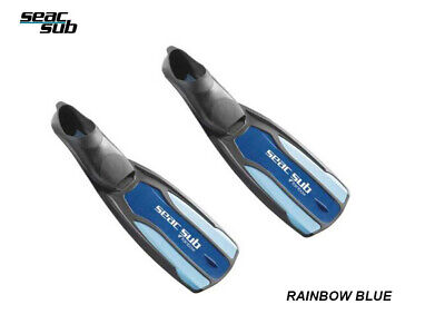 PINNE SEACSUB RAINBOWN. 40/41 COLORE BLU SNORKELING ART 9225 B - SEAC