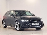 2018 Audi A3 1.5 TFSI S Line 3dr S Tronic Hatchback Petrol Automatic