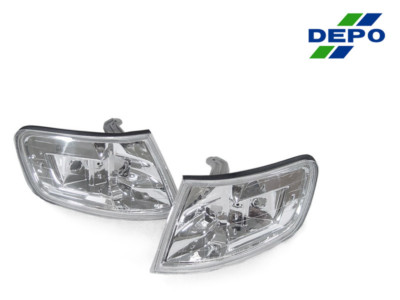 2Day Air Shipping DEPO Pair JDM Crystal Clear Corner Lights For 94-97 Accord