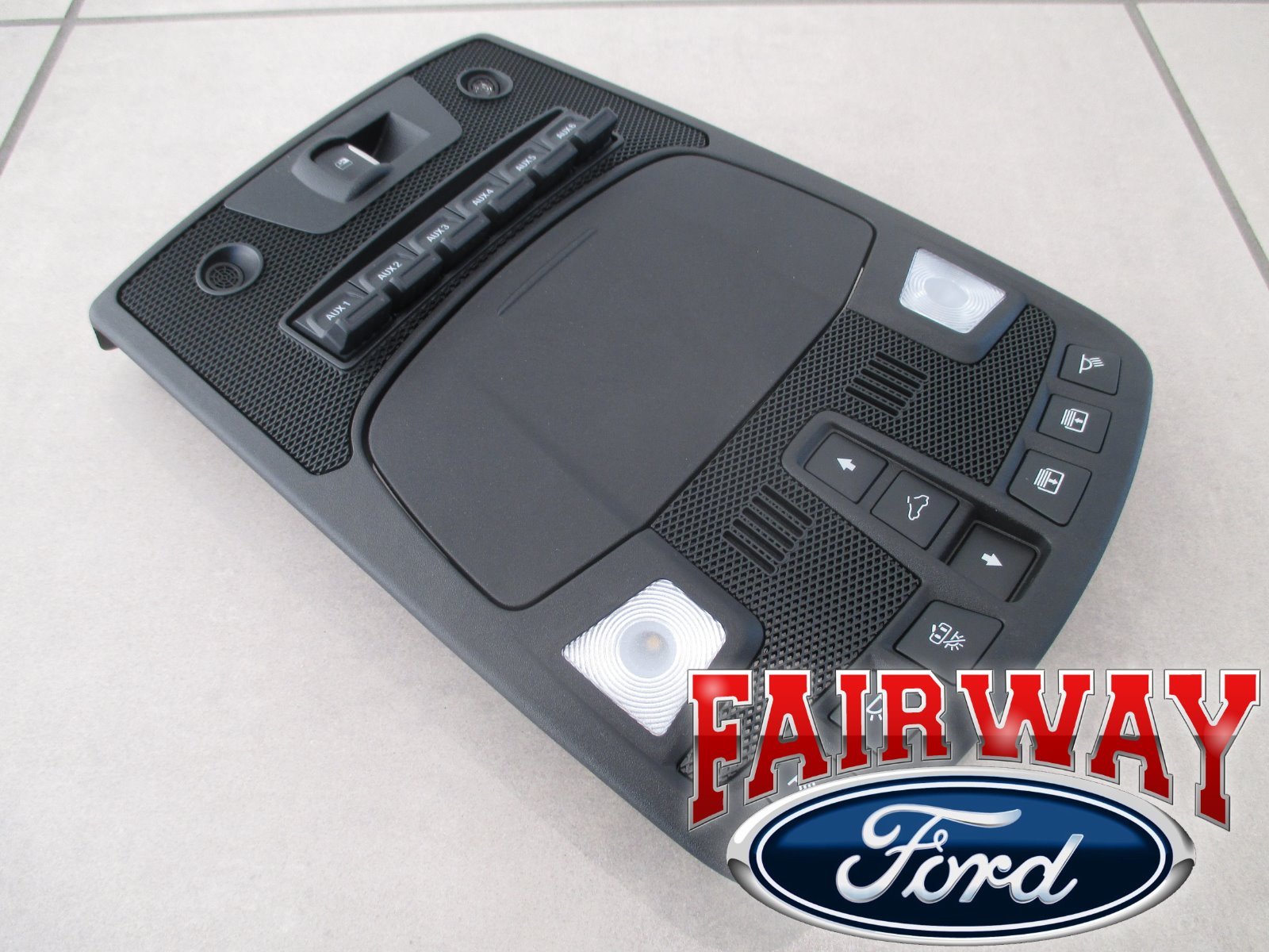 17 thru 18 F150 RAPTOR OEM Ford Overhead Console with Upfitter