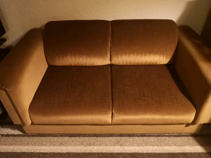 1950's vintage Parker knoll beverly drop arm sofa bed, day bed in