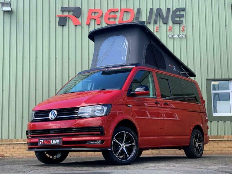2017 VW T6 Redline Campervan, Camper Van, Brand New Conversion Cherry