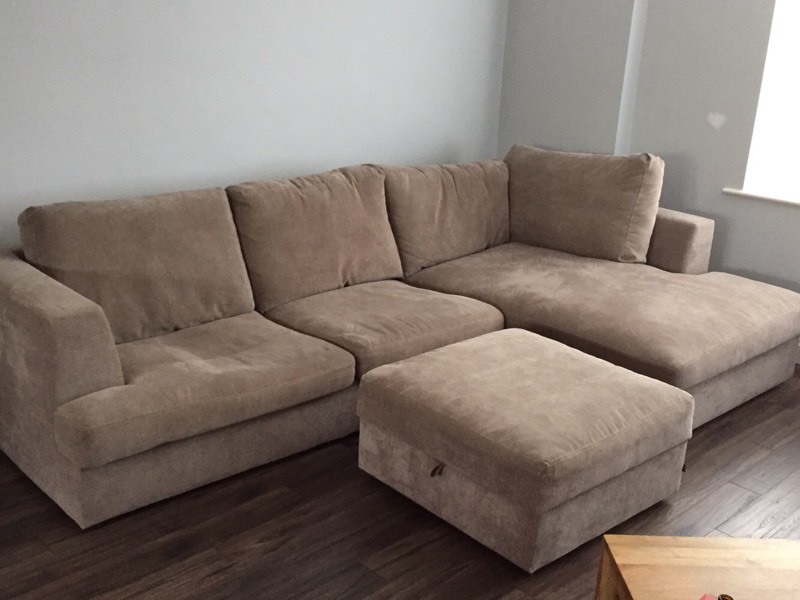 Next Stratus corner sofa, snuggle chair and foot stool in Coventry, West Midlands Gumtree