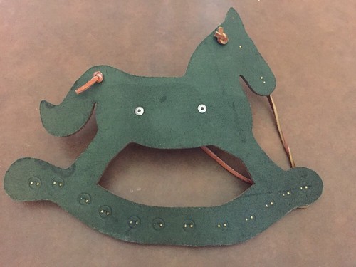 Rocking Horse Door Hanger With Bells