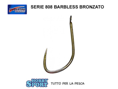 AMI TUBERTINI SERIE 808 BRONZATO SIZE 12 BARBLESS - BUSTA 25 PZ