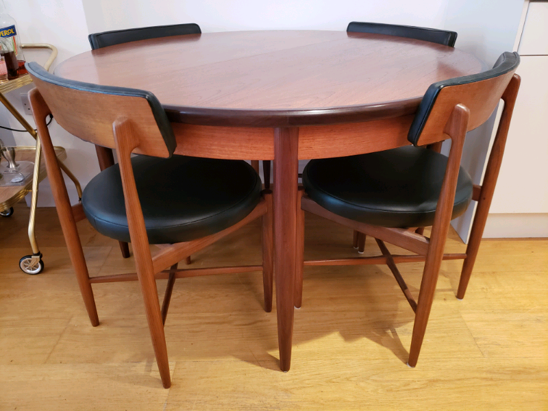 G Plan Fresco Victor Wilkins Vintage 60 S Teak Dining Table Chairs