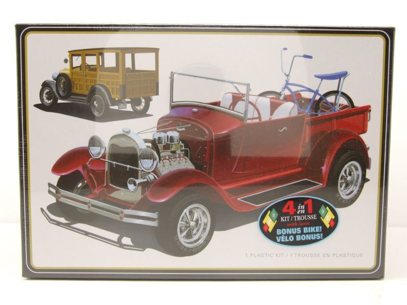 Ford Ligneuses Pick Up 1929 Kit Plastique Maquette De Voiture 1:25 Amt