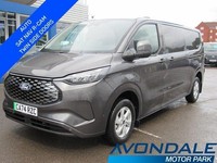 2024 Ford E-Transit Custom 320 Limited LWB L2 GREY AUTOMATIC VAN WITH SAT NAV RE