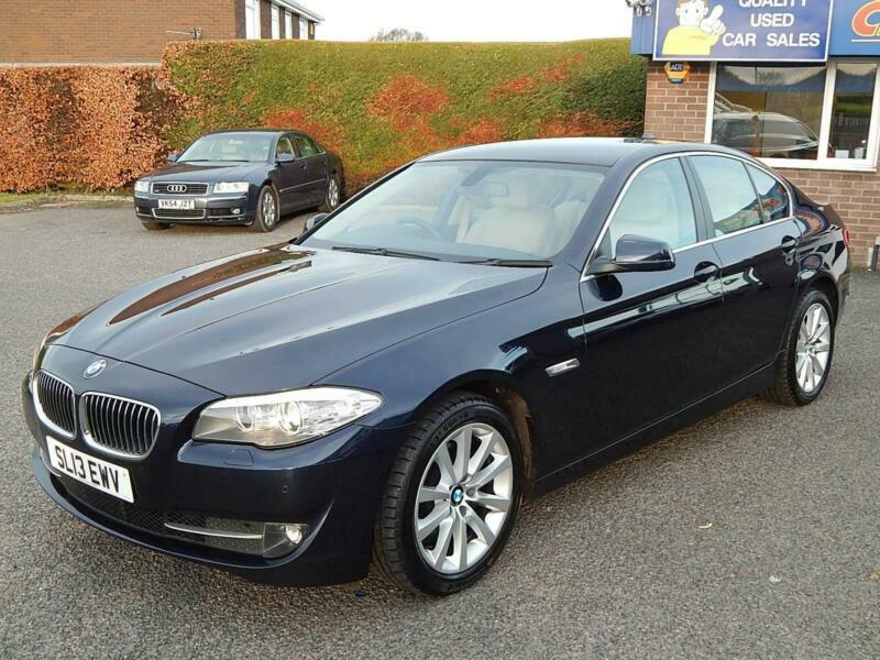 2013 13 BMW 5 Series 520d SE AUTOMATIC SALOON 84k BIG SPEC CAR LEATHER