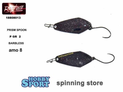 PRISM SPOON  2,0 gr P PELLET BLACK + GLITTER AREA TROTA RAPTURE 18808013