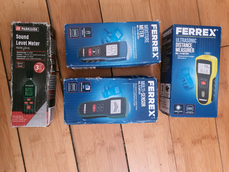 Ferrex parkside meter moisture sounds distance multi sensor in Newham