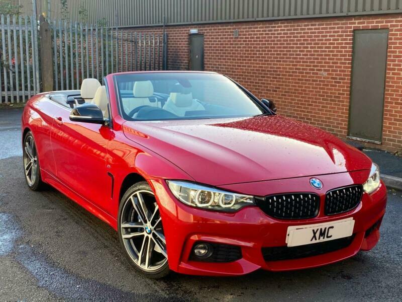 2017 BMW 4 SERIES 420I M SPORT AUTO CONVERTIBLE IMOLA RED LOW MILEAGE ...