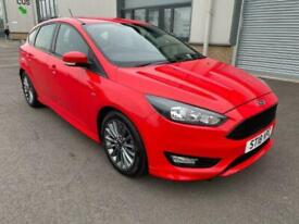 image for FORD FOCUS 1.0 ST-LINE 140BHP 5DR SAT NAV BLUETOOTH 2018 Petrol Manual in Red