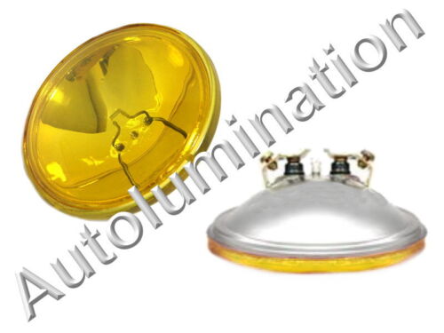 4416-A Amber 12 Volt Par36 Sealed Beam Bulb 4416ST-AMBER Spotlight 4-1/2 4416A