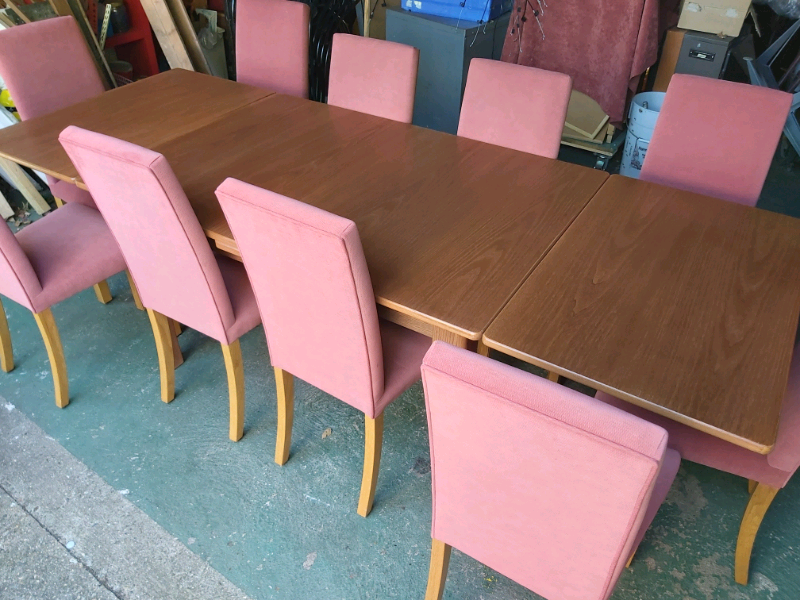 Free Delivery M S Home Extendable Solid Wood Dining Table