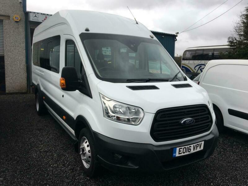 Ford TRANSIT 17 seater lwb t460 euro 6 TECH 2016 16 reg in