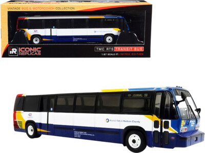 Iconic Replicas 87-0318 1999 TMC RTS Transit Bus #99 Journal Square 1/87 HO