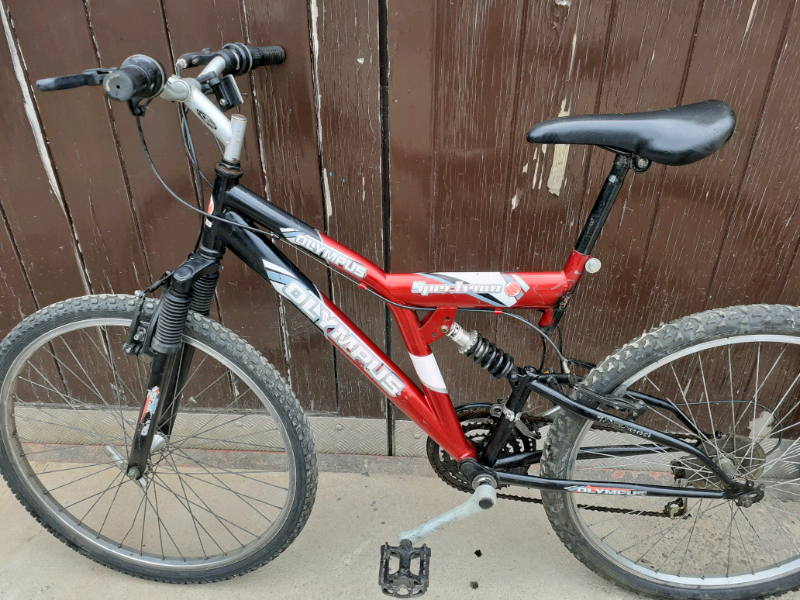 X 5 speed mountain bike shock absorbers front and back in Stokeon