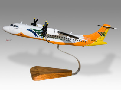 ATR 72 Cebu Pacific Air Solid Kiln Dried Mahogany Wood Handcrafted Display Model