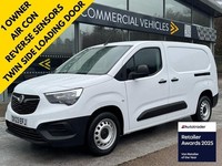 2023 Vauxhall Combo 100ps Turbo D 2300 Prime L2 LWB Euro 6 with Air Con, Reverse