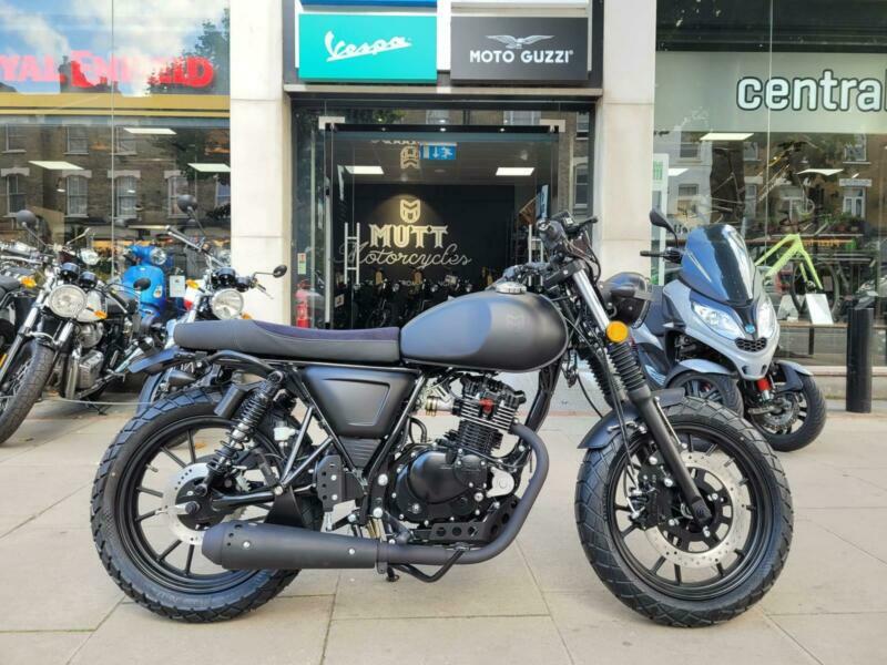 Mutt FSR 125 2021 Matt Black 125cc Learner Legal Motorbike in