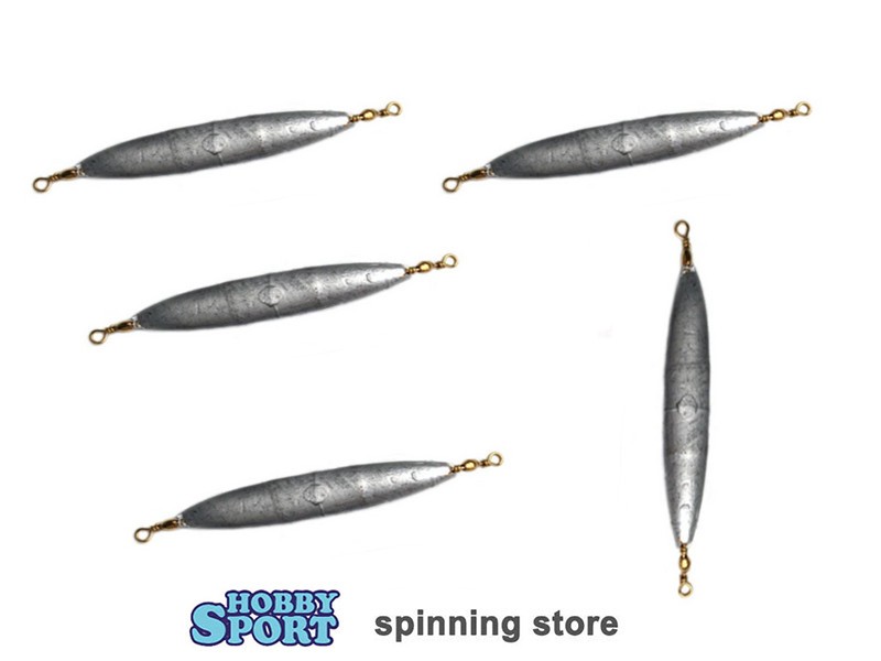 PIOMBO SILURO CON 2 GIRELLE  5,5 GR PESCA TROTA TORRENTE FIUME E LAGO