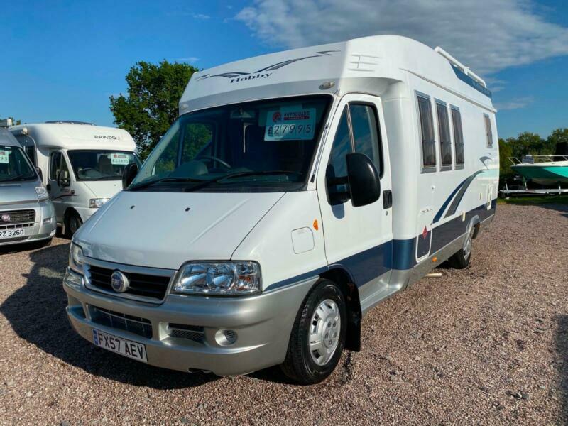 HOBBY 600 2007 4 BERTH FIXED BED MOTORHOME ONE OWNER 12 MONTH