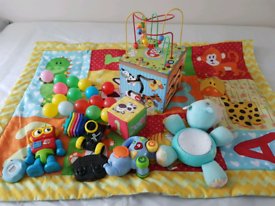 Free Play mat and toys 
