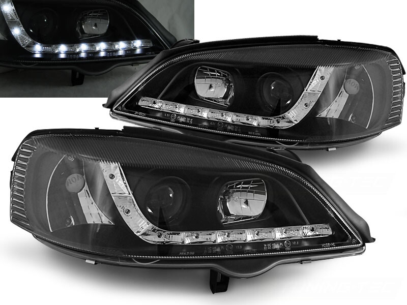 Opel Astra G - Led Scheinwerfer in schwarz