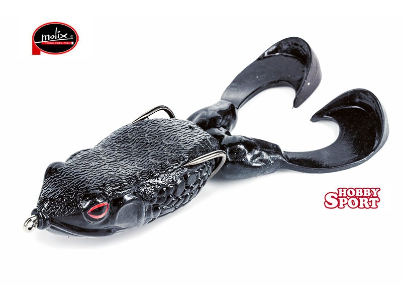 MOLIX SUPERNATO FROG R COLORE 239 BLACK MAMBA  x SPINNING BLACK BASS