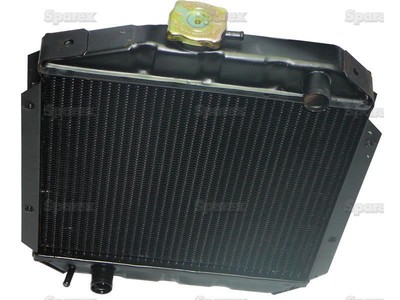 MyTractor Radiator Overall height: 333mm, Overall width: 350mm, Thickness: 42mm,